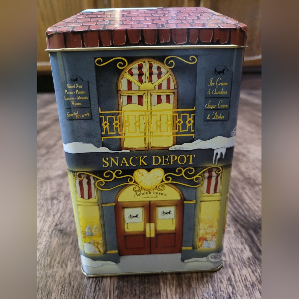 Ashdon Farms Snack Depot Empty Tin